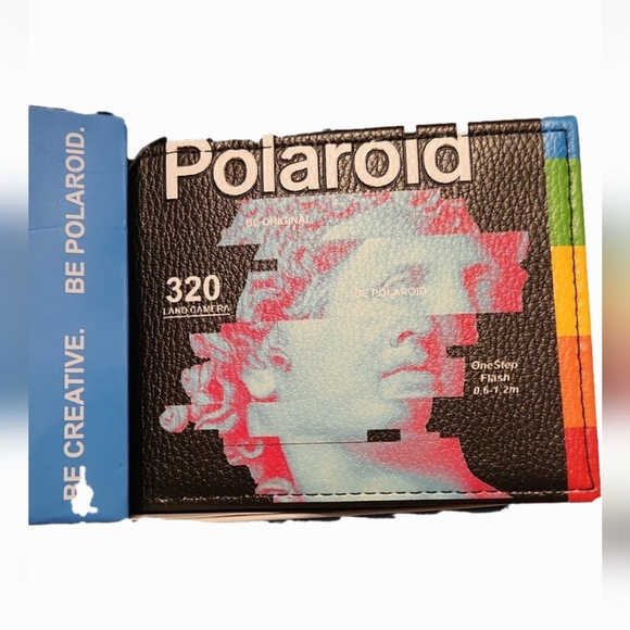 NWT ❗️  Polaroid be original black men's bifold wallet - Picture 2 of 11